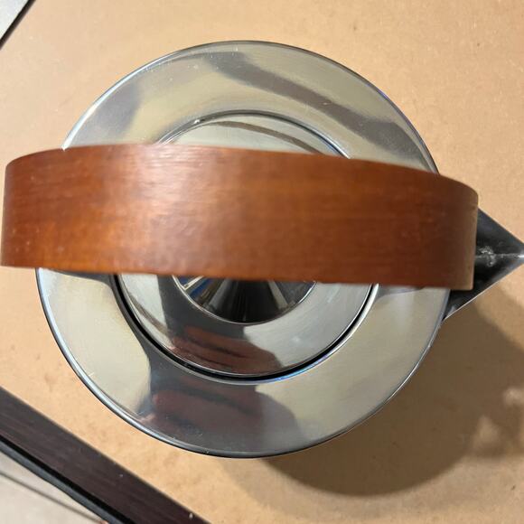 Bodum Ottoni Kettle No. 5020 Vtg 1980s Carsten Jorgensen Design 90’s wood handle - Picture 7 of 12